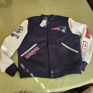 New England Patriots Varsity Jacket Size M